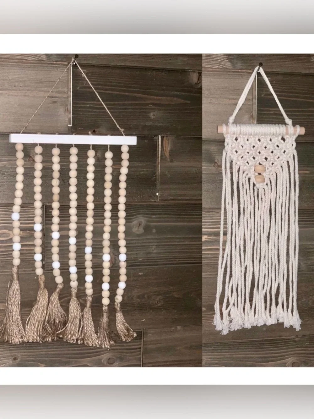 Boho Wall Hanging Tapestry Set of 2